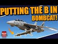 War Thunder F-14B BOMBCAT in GROUND RB! PRECISION striking those pesky T series TANKS!