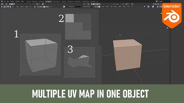Blender Tutorial: HOW TO ASSIGN MULTIPLE uv map  IN ONE OBJECT