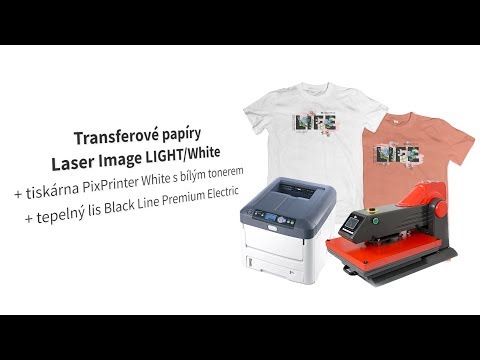 Potisk textilu - transferové papíry Laser Image Light/White / www.polyprint.cz