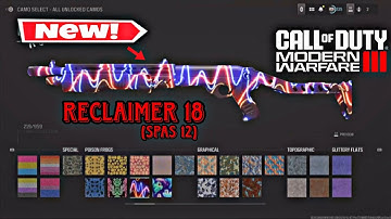 (CALL OF DUTY MW3)SEASON 4 RELOADED UNLOCKING THE NEW!!! RECLAIMER 18(SPAS 12) SHOTGUN😃