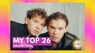 Eurovision 2024 - MY TOP 26 - Grand Final