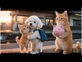 Mama Cat and Ginger Were Selling Bibimbap — But Their Kind Hearts Took a Detour to Help a Puppy