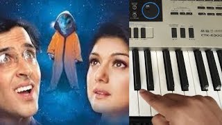 Video thumbnail of "Jadoo Theme Music | Koi Mil Gaya - On Keyboard With Tutorial"