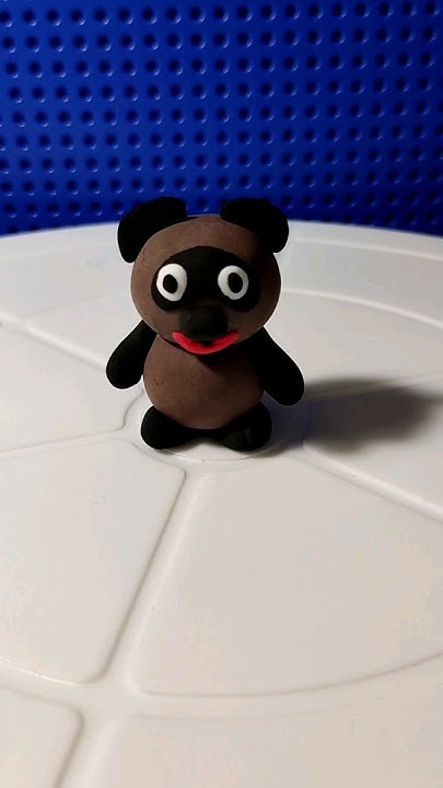 Винни Пух из пластилина. Пластилиновый Винни Пух. 🐻👍🍯 #пластилин # ...