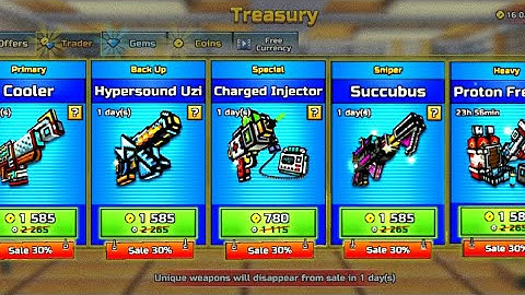 Previous Weapons? Pixel Gun 3D Traders Van weapons Test
