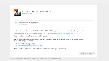BGMI BETA TESTING LINK - BATTLE GROUNDS MOBILE INDIA DOWNLOAD NOW