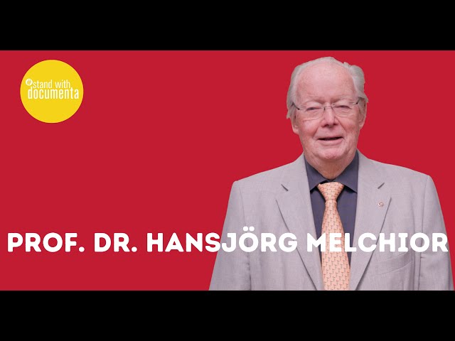 Prof. Dr. Hansjörg Melchior #standwithdocumenta