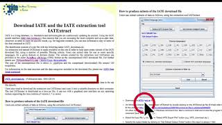 13: How to Download a Glossary from the IATE