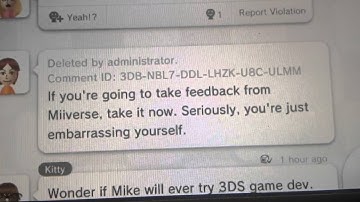 The Miiverse Admins Remove Yet Another Comment of Mine