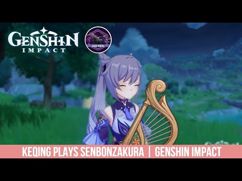 Keqing Plays Senbonzakura With Windsong Lyre Genshin Impact Youtube