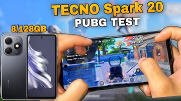 Tecno Spark 20 Pubg Test !!🥵🔥 | Spark 20 Pubg Graphics Test | Battery | Gyro & Fps Test