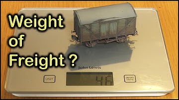 36. Weight of Freight on McKinley Railway