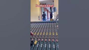 Feedback Destroyer!! Literal! #microphone #feedback #soundengineer