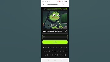 Memes Lab Bot Daily Memecoin Cipher Today 5 November 2024
