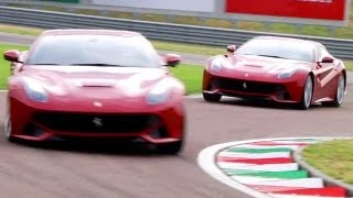 Ferrari F12berlinetta tested by Alonso and Massa