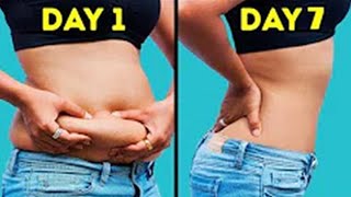 How to lose belly fat in 7 days without diet without exercises