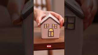 19 Aralık Çam Ağaçlı Işıklı Seramik Ev, Işıklı Ev Bi̇m