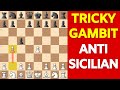 Powerful Chess Opening Against the Sicilian Defense | Tricky Wing Gambit