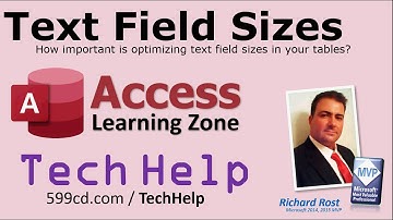 Optimizing Short Text Field Sizes in Microsoft Access Databases - is Field Length that Important?