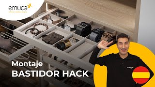&iquest;C&oacute;mo montar el Bastidor Hack para accesorios de armarios?