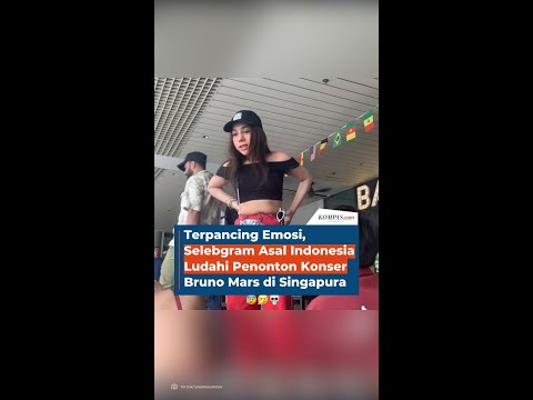 Terpancing Emosi, Selebgram Asal Indonesia Ludahi Penonton Konser Bruno Mars di Singapura
