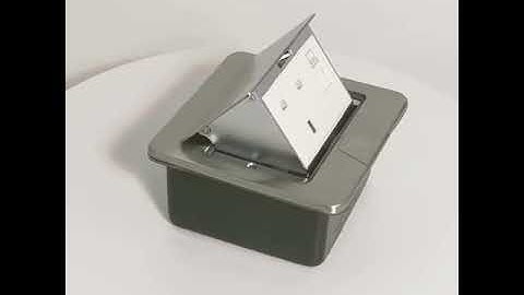 FGGP european pop up network usb stainless steel electrical floor mount floor boxes