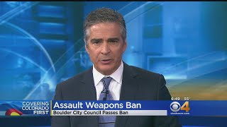 Boulder Bans Assault Weapons