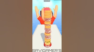 Pancake run (lvl 63) | mini games #shorts #Androidgames #iOSgames