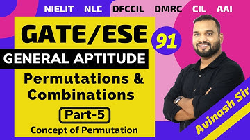 Permutation and Combination (Part-5) | Concept of Permutations | General Aptitude by Avinash Singh