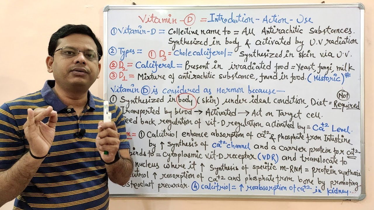 Endocrine Gland (Part 21) Vitamin D | Calciferol | Role of Vitamin D | Deficiency of Vitamin D