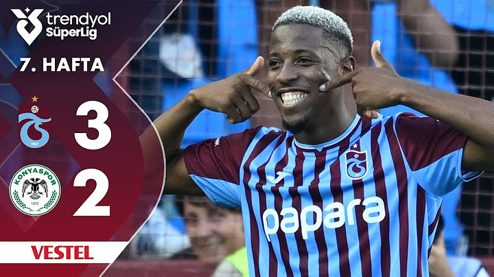 Vestel | Trabzonspor (3-2) Konyaspor - Highlights/Özet | Trendyol Süper Lig - 2024/25