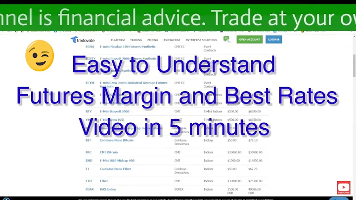 Futures Margin Easy to Understand