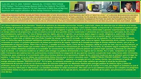 VLOG NO  NOV 11^J 2025^J TUESDAY Episode No  11112025^J First Stage First Ed