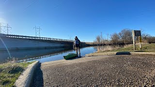 Kayaking Hennepin feeder canal: bridge 45 to 46 rt40 to buell rd rockfalls, il