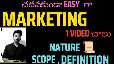 Marketing |Meaning nature scope of marketing|#marketing #marketing_nature #marketing_scope