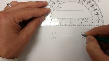 How to bisect an angle with a protractor, bisect a segment with a ruler and use a compass