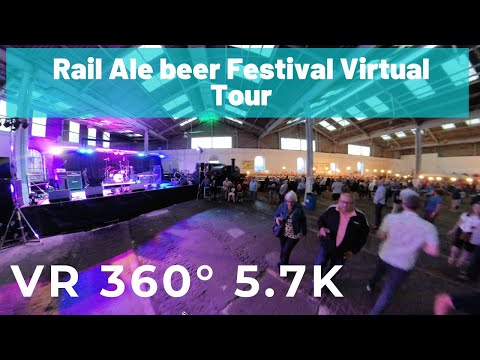 360° Virtual Reality walking tour around the Rail Ale beer Festival, Barrow Hill, Chesterfield