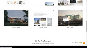 Vara - Architecture WordPress Theme fullscreen building Easy Create Website