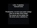 Culpables letra - Manuel turizo