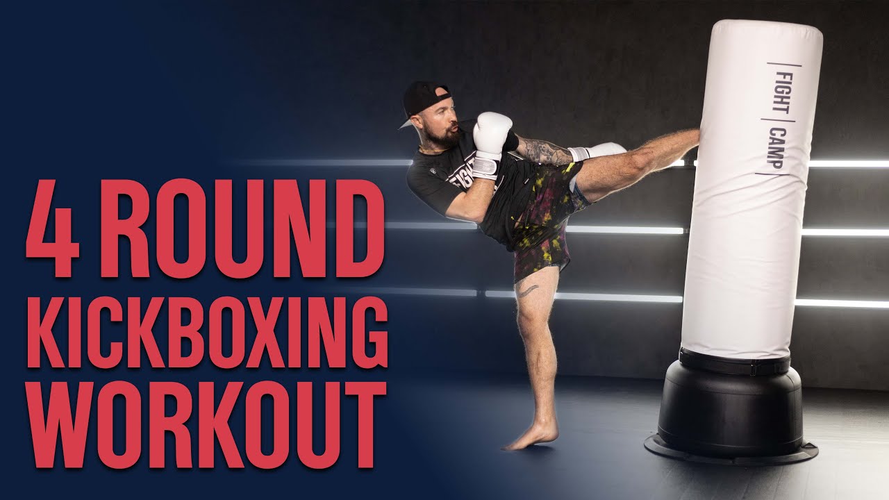 4 Round Kickboxing L At Home Workout