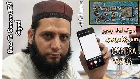 HOW TO CONVERT EN SIGNAL | Samsung A51 back camera not working solution