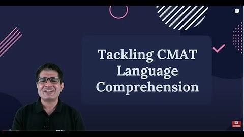 Strategy to tackle CMAT Language Comprehension Under 10 Minutes | CMAT 2023 | CMAT 2023 Preparation