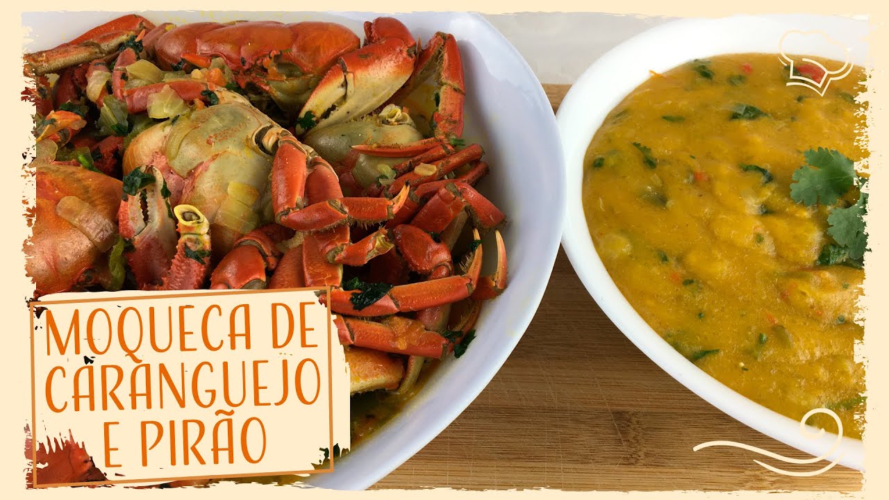 Moqueca de caranguejo com pirão