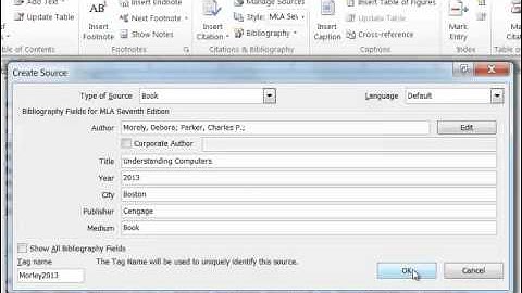 Word 2010: Citations and Bibliography