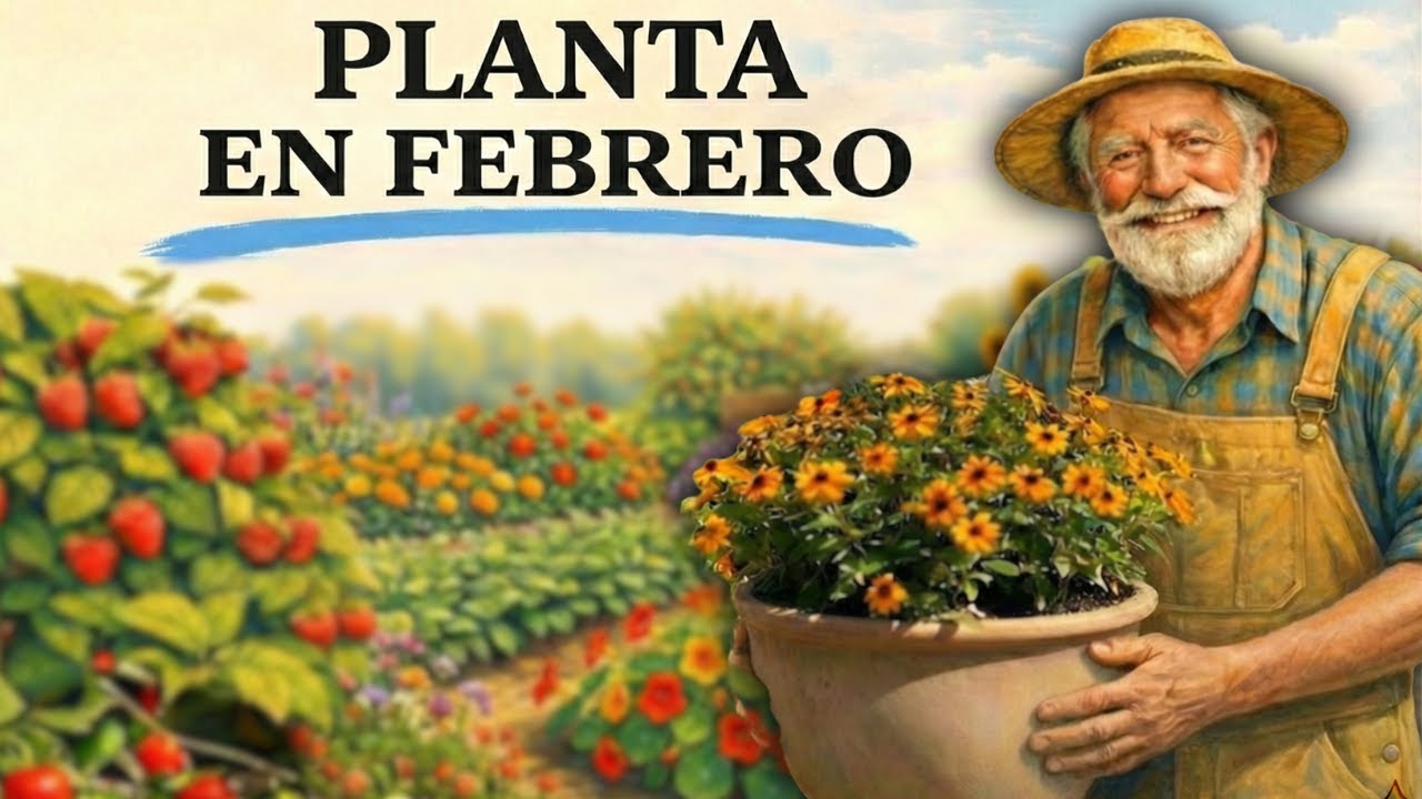 12 Cultivos Que DEBES Plantar en Febrero/Marzo Para Ser Autosuficiente