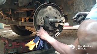 Repair the Wheel Cylinders & fix with New Brake Washers | Mitsubishi Canter
