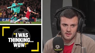 "I WAS THINKING... WOW!" 🤩 Jack Wilshere shares his reaction when he first saw Messi in the tunnel!