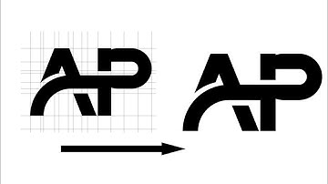 Monogram logo design in pixellab | AP Logo @monogramlogo