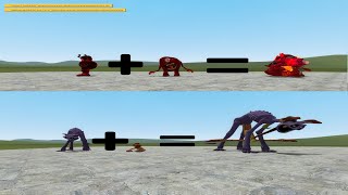 Garry's Mod: Merge Poppy Playtime VS Merge Alphabet lore