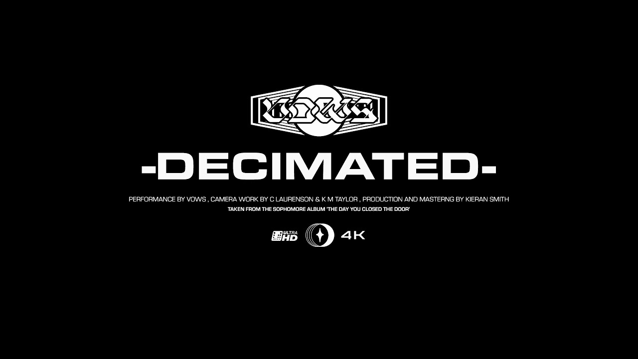 Guarda VOWS - DECIMATED (OFFICIAL MUSIC VIDEO) su YouTube Guarda VOWS - DECIMATED (OFFICIAL MUSIC VIDEO) su YouTube